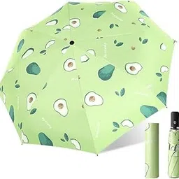 Umbrella For 23 Inch Large Size 3-Fold Umbrella,Avocado ColorFor Sun & Rain Umbrella (Green)-picture-50
