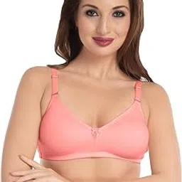 daisy dee Women's Poly Cotton Full Coverage Side Support Shaper Moulded Lace Brassiere Seamless T-Shirt Bra - NMIRA-picture-50