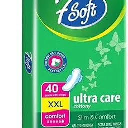 FASTMART Ultra Care 7 Soft Sanitary Pads for Women with Wings | Soft & Comfortable Sanitary Napkins for Day & Night Protection-picture-34