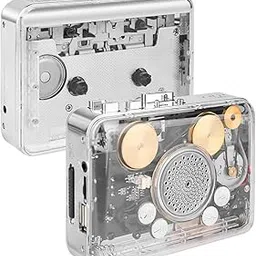 Portable Clear Stereo &Auto Reverse Cassette Player,Convert Tapes to MP3 Format via USB Converter,Built-in Cool Copper Wheel Movement Speaker-picture-20