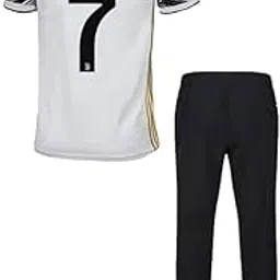 Ronaldo Football Jersey with Black Track for (Men,Boys,Kids)-picture-18