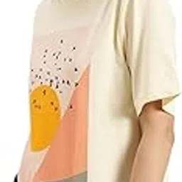 litzo Women's Letter Print Oversized Fit T-Shirt-picture-19