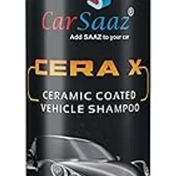 CAR SAAZ Cera X Ceramic Car & Bike Wash Shampoo (1 LTR) | Premium Shampoo for Ceramic Coated Vehicles | Maintains Ceramic Coatings, Waxes | Superior Shine & Protection | pH Neutral, Highly Effective image 1