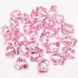 Promote All Life Stages Pellet Trader Pack Of 100 Gram Acrylic Diamonds Faux Crystals For Home Decor Stones Decorative Stones For Aquarium Fish Tank Landscaping Vase Fillers (Light Pink)-picture-54