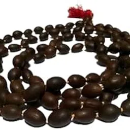 GemsTech Kamal Gatta Mala 108 Beads Original Certified Japa Rosary Lotus Pure Beads Rossary कमलगट्टे की माला ओरिजनल Kamal Gatte Ki Mala Thamarai Mani Malai Lakshmi Jap Malaa Kamalpushpa Malaa-image-3