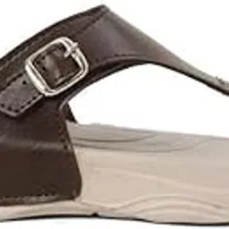 Cozy Wear Women Flats (Brown, 6) | Flats for Women | Rubber-picture-33