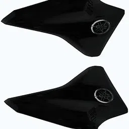 Zombieeast Bike Side Tank Cover/Sidetankcover/Motorcycle Protection Guard Set of 2 Black Suitable for (lh+rh)-Ymaha Fz V2 image 1