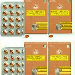 Men's and Women's Nutricharge Veg Omega Health Supplement (30 Tablets) (Pack of 4)-picture-50