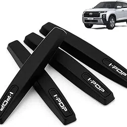 Car Door Edge Guard Shock-Absorbent for Creta 2025 Year All Models of Hyu-ndai Car Safety Sleek & Stylish Anti Dent Door Protector, Soft Silicone Bumper Protection Universal Fit (Black)-image-69