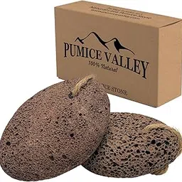 Pumice Stone Brown - Natural Earth Lava Brown - Callus Corn Remover for Feet Heels and Palm - Pedicure Exfoliation Tool - Dry Dead Skin Scrubber - Health Foot Care-picture-31