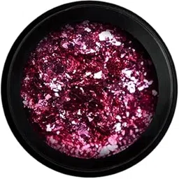 M.H VARAKHWALA Imitation Leaf Flakes for Resin, Nail Arts, Painting, Gilding and Crafts - (Colour - Pink), (Pack of - 10gm)-picture-16