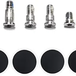 Mac-Axx™ Bottom Rubber Feet(4 Pieces) & Bottom Screws(6 Pieces) Compatible with MacBook Pro(Retina Display) w/o Touch Bar, Model No. A1708, Color: Silver-picture-52