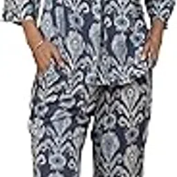 claura Women Printed Night Suit image 1