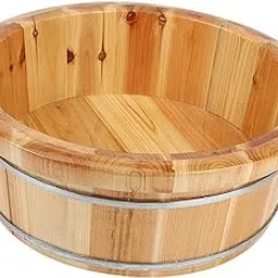 BNF Wood Footbath Basin Household Home Supplie Foot Soaking Bath Basin Basin Tub 16x44cm B |Health & Beauty | Nail Care Manicure & Pedicure | Spas Baths & Supplies-picture-42