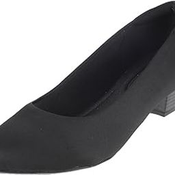 mochi Women's Formal Lycra Court Slip-Ons-picture-3
