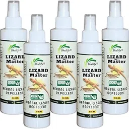Natural Lizard Repellent Spray for Home | Completely Herbal Natural Oil Based 200MLx5-picture-40