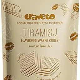 Craveto Tiramisu Wafer Biscuit Cubes | Wafer Layered with Coffee and Cream | 75g-picture-53