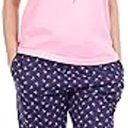 yi youthiconz - inspiring youth in you Women's Cotton Printed Night Suit Pyjama Set Pack of 2-picture-39