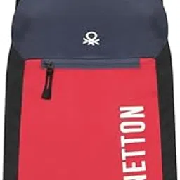 united colors of benetton Coronet Unisex Polyester 2 Compartment 13 L Casual Backpack - Red image 1