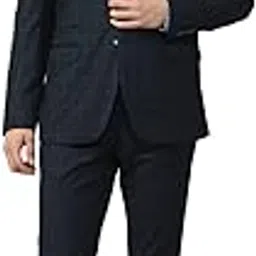 van heusen Men's Polyester Blend Single Breasted-2 Button Suit Dress Set-picture-22