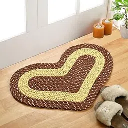 Heart Shape Doormat Polypropylene Antiskid, Reversible & Washable Door Mat for Living Room, Bedroom & Balcony (40 x 60 cm)-picture-14