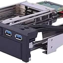 Homgee Dual Bay 3.5" + 2.5" Inch SATA III Hard Drive D & SSD Tray Caddy Internal Mobile Rack Enclosure Docking Station with USB 3.0 Port Hot Swap-picture-10