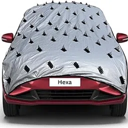 Compatible for Maruti Suzuki Baleno 2015-2025 Car Full Body 14ft Long Dog Protection Cover with Spikes Protect 100% Protection from Dogs, Pets & Animals, Universal Fit, Waterproof-image-85