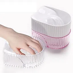 Bnf Nail Soaking Bowl Nail Art Tool Manicure SPA Remover Acrylic for Home Salon Transparent-image-21