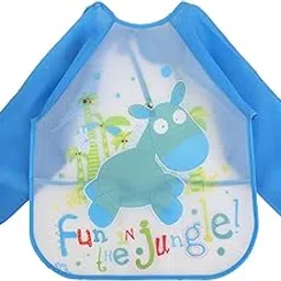 Da Anushi Soft Cotton Washable & Reusable Multicolor Highly Absorbing/Comfortable and Easily Adjustable Feeding Bibs In Apron Style For Babies,Toddlers,Infants-image-74