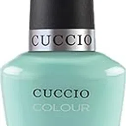 Cuccio Breakfast In NYC | Colour Turrquoise-Light Aqua Blue | 13ml | Long Lasting, Glossy, Vegan | Parben Free | No Yellowing | FREE from harmful Chemicals - Turquoise Blue image 1