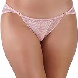 hawkesburry Women's Medium Coverage Soft Touch Microfiber Nylon Elastane Stretch Mid Waist Lace Styled Bikini.-picture-29