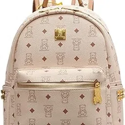 shopora Women Cartoon Bears Printed Backpack Bag Knapsack For Birthday Gift Shopping | Womens Handbags & Bags-picture-20