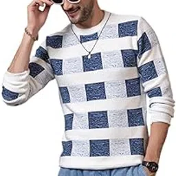 style dusk Men's Colorblocked Round Neck Winter Wear Casual Sweater | Stylish Mens Sweater for Winter Season | Warm and Trendy Woolen Pullover-picture-10