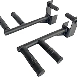 LOOM TREE® 2 Pieces Dip Bar Barbell Rack Holders Chest Training Pull up Narrow Pitch | Fitness Running & Yoga | Strength Training-picture-20