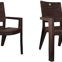 Cello Jordan Chair Set of 2 (Rose Wood) | Strong and Durable | Easy to Clean | Chair for Living Room, Bed Room, Kitchen, Office Room, Outdoor | 3 Years Warranty-picture-16