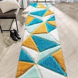 F R Creation Bathmat Premium Microfiber Anti-Skid Washable and Quick Dry Italia Rug for Bathroom, Kitchen - Size (2X6 Feet Multi)-picture-32