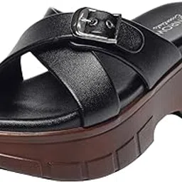 monrow Fancy and Stylish Trendy and Lightweight Casual Regularwear Vegan Wedge Heel For Women and Girls-picture-34