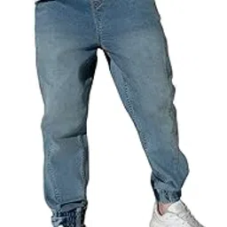 hubberholme Men's Paneled Loose Fit Jogger Jeans-picture-59
