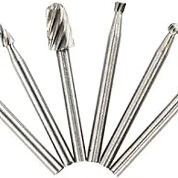 uptodateproducts 6PCS HSS Wood Rotary Files Woodworking Rotary Burrs Set-image-65