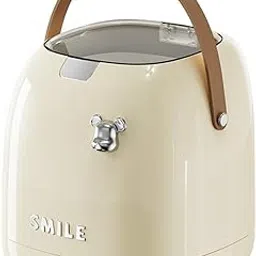 HASTHIP® 2L Desk Waste Bin With Lid & Handle, Modern Stylish Trash Can For Office, Dorm, Living Room, ABS PET, Small Dustbin, 154x153x152mm-picture-30