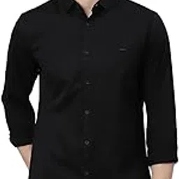 dennis lingo Men's Cotton Solid Slim Fit Casual Shirt with Pocket, Full Sleeve Shirt for Formal & Casual Wear-picture-12
