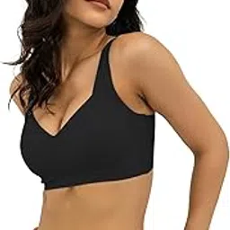b'there B’There Women’s Premium Full Coverage Wire-Free Seamless Bralette | Padded Everyday Comfort Bra with Minimal Seams & Second-Skin Softness | Slip-On Essential Bralette for Layering-picture-20
