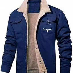 wesoke Men's Fleece Winter Jacket Outdoor Cotton Pilot Coat Plus Velvet Workwear Casual Zip-Up-picture-37