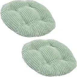 Merishopp 2 Pieces Round Cushion Pad Washable Tatami Floor for Home Office-picture-22