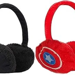 true indian Combo Of Super Hero Earmuffs Kids Boys & Girls Winter Outdoor Wear Earmuffs for Kids Ear Warmer Winter Headphones Protect yourself From Cold Breeze Pack Of 2-picture-10