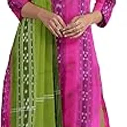 NUAPATANAPATA Odisha Sambalpuri Handloom Woman's Pure Cotton Handloom Dress Material With Dupatta Bottom Wear 3 Pic Set Sambalpuri dress material Unstitched (NUA31-picture-20