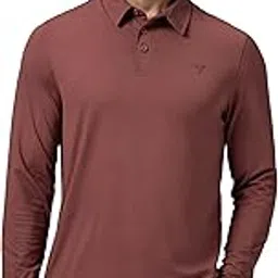 technosport Mens Slim Fit Solid Full Sleeve Cotflex Polo T-Shirt for Regular and Casual Uses-picture-11