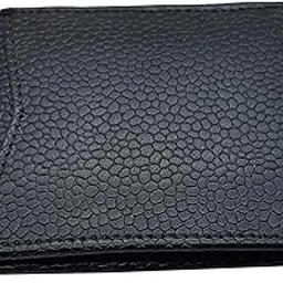 essart Black Leather Unisex Card Holder with Money Clip (Money clip - 7179-Black)-picture-55