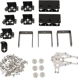THE STYLE SUTRA® 6DOF Assembly Mechanical Robot Arm DIY Kit Clamp Gripper Claw DIY Black | Business & Industrial | Automation Motors & Drives | Industrial Robotic Arms image 1