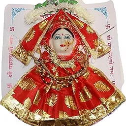 Generic NS Face of Devi for Margashirsha Pooja|Margashirsha MATA Mukhota || Goddess Margashirsha Devi Lakshmi Vratam Face|| Combo Set || SHRINGAR Set- Polyresin-picture-38